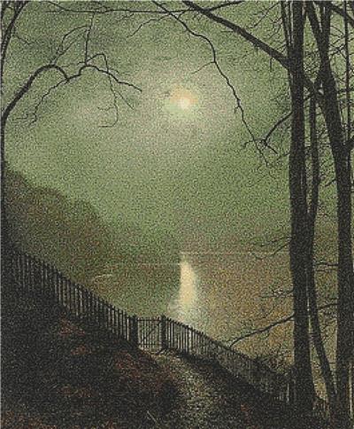 Moonlight on the Lake