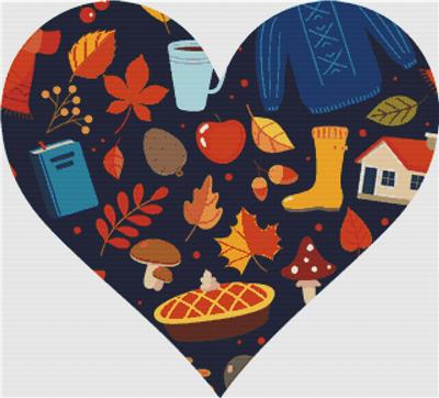 Fall Elements Heart