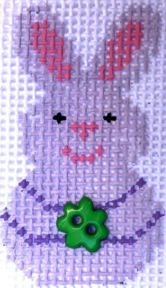 Mini - Lavender Bunny Smiles