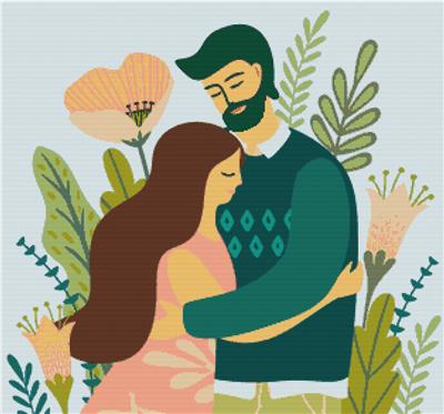 Young Man and Woman