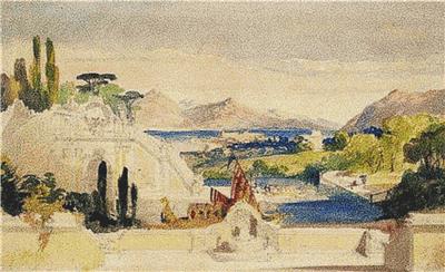 Fantasy View of Lake Nemi