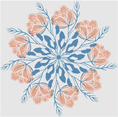 Ornamental Floral Mandala
