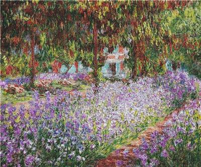 Irises in Monets Garden