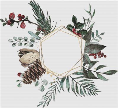 Winter Holiday Frame