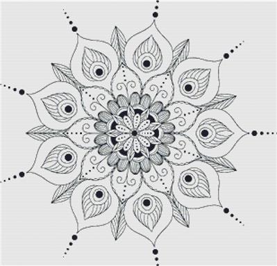 Peacock Mandala