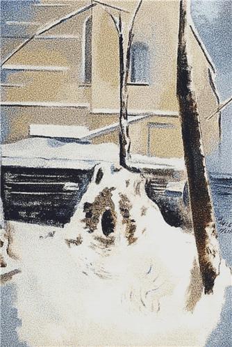 Grotto in the Snow