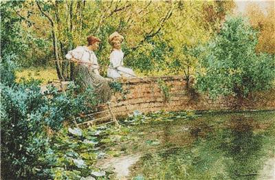 Two Ladies Fishing