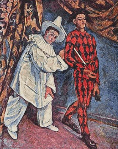 Pierrot and Harlequin