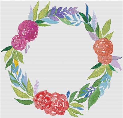 Autumn Watercolour Wreath