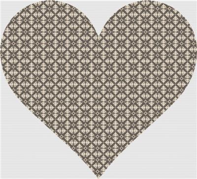 Mosaic Floral Heart