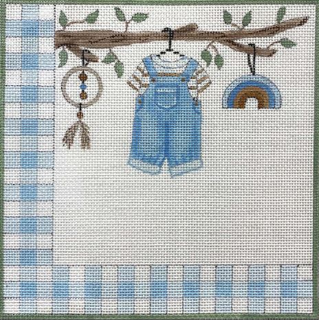 Boho Boy Birth Announcement