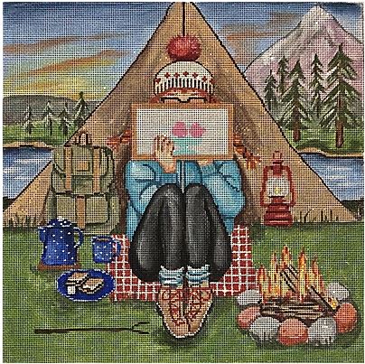 Stitching Girl - Camping Girl