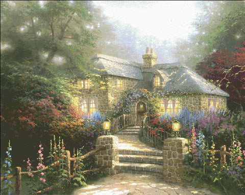 Hollyhock House - Thomas Kinkade
