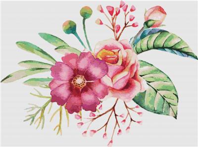 Small Watercolour Bouquet