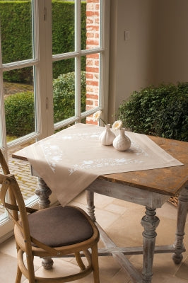 White Birds Tablecloth