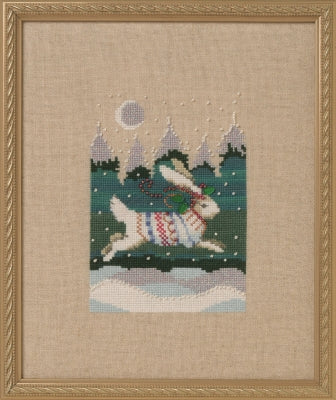 Winter Hare Holiday in the Forest