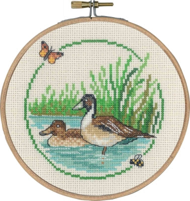Ducks w/Bee and Butterfly