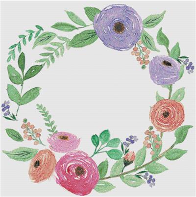 Fresh Floral Wreath