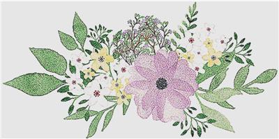 Watercolour Mixed Bouquet