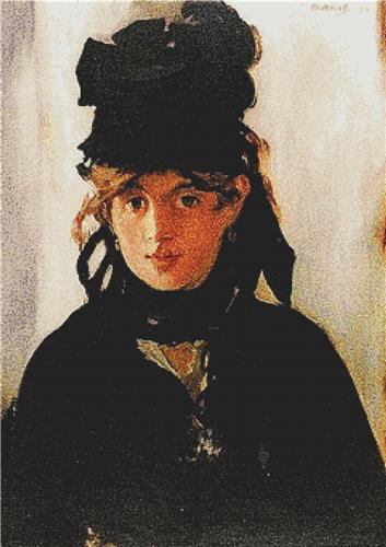 Berthe Morisot With a Bouquet of Violets