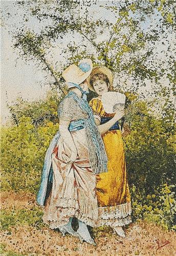 Conversing in the Garden