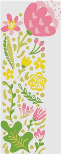 Floral Letter I