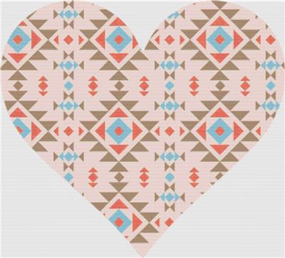 Native Rustic Heart