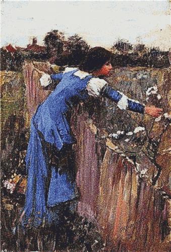 Flower Picker, The (John William Waterhouse)