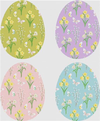 Set of Easter Eggs