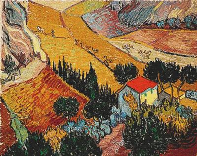 Landscape with House and Ploughman