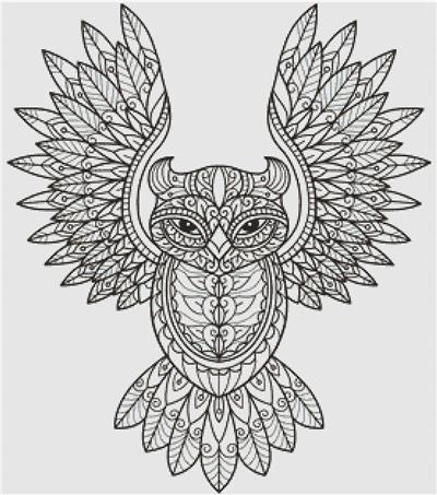 Owl Zentangle I