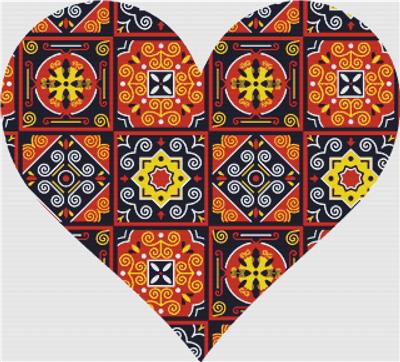 Azulejos Heart