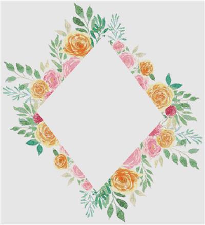 Diamond Watercolour Frame