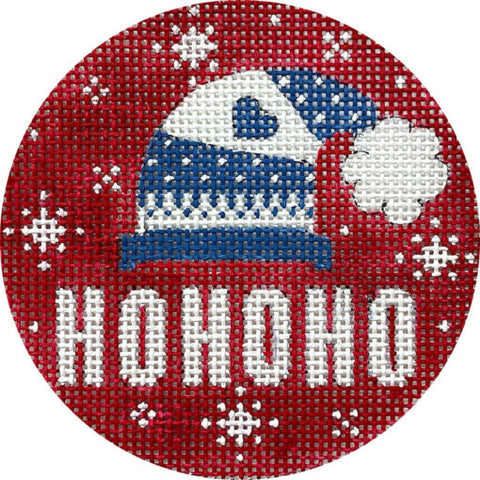 Red Winter Hat - Ho Ho Ho
