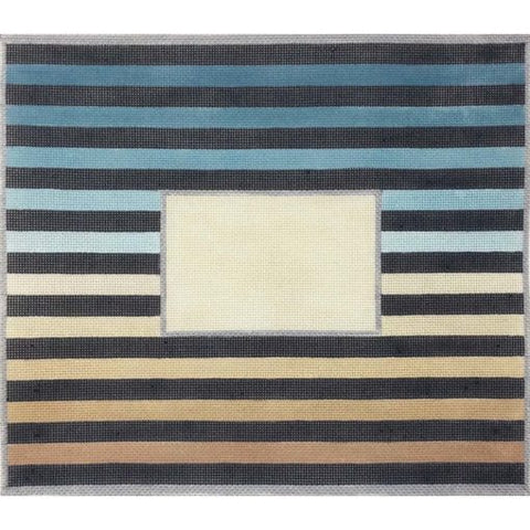 Blue Ombre Stripe Tallis Bag