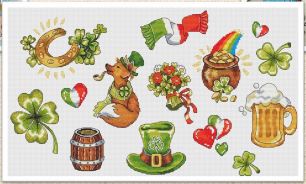 Sampler Saint Patrick's Day