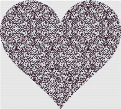Decorative Floral Heart