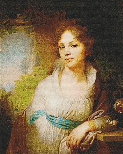 Portrait of M I Lopukhina