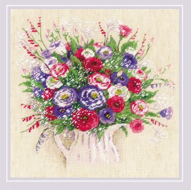 Bouquet w/Eustoma & Gypsophila