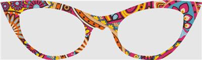 Pink Paisley Glasses