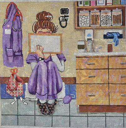 Stitching Girl - Essential Worker