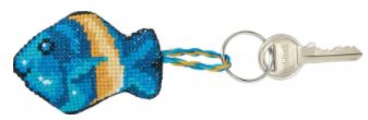Sadelplet Chlide Fish Key Ring