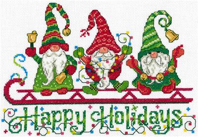 Happy Holiday Gnomes - Ursula Michael