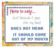 Note to Self