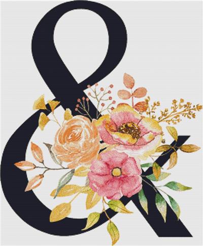 Floral Ampersand