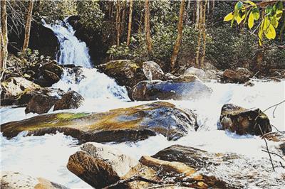 Tennessee River Waterfall