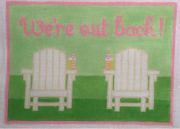 We're Out Back - Green