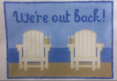We're Out Back - Blue