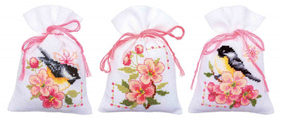 Birds & Blooms Bags (set of 3)