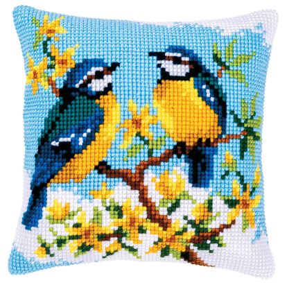 Blue Tits Cushion